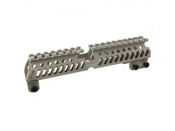 5KU B-31 Extra Long Upper Handguard for AK Series TAN