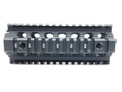 TROY Style Battle Rail 7 inch Drop-in Handguard Black