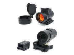 MRO Style Dot Sight Full Set with Magnifier BK