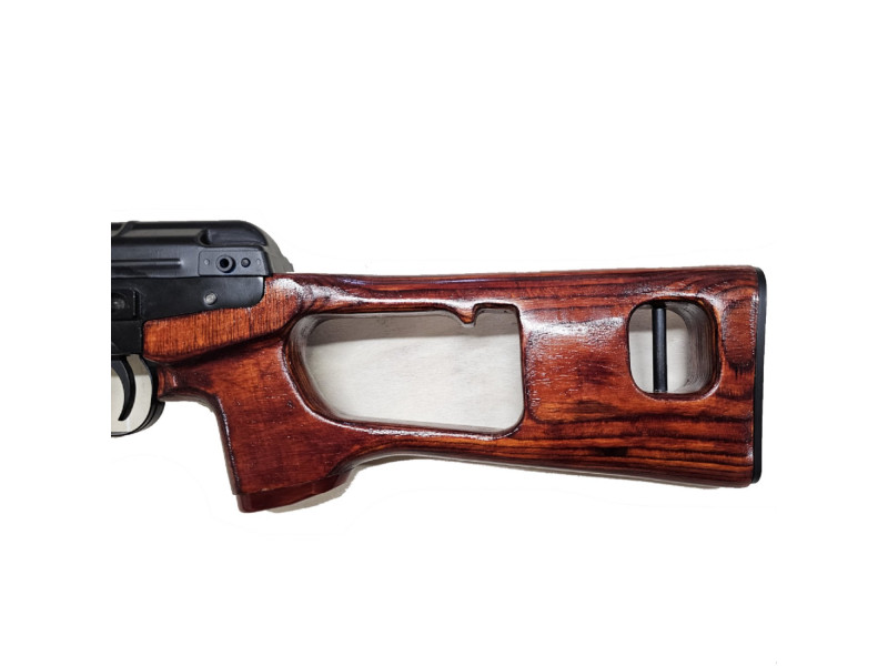 WE Dragunov SVD GBB Laminated Birch Stock Set by Airsoft Shien (Wine Red)