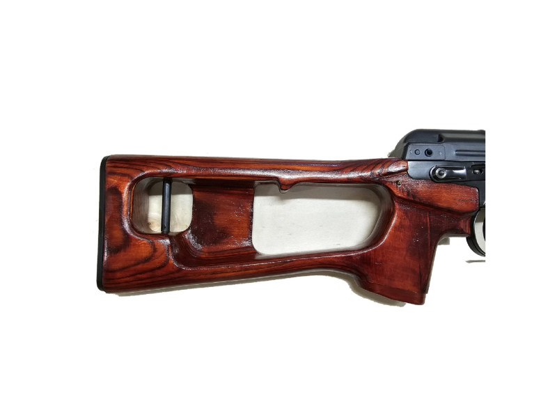 WE Dragunov SVD GBB Laminated Birch Stock Set by Airsoft Shien (Wine Red)