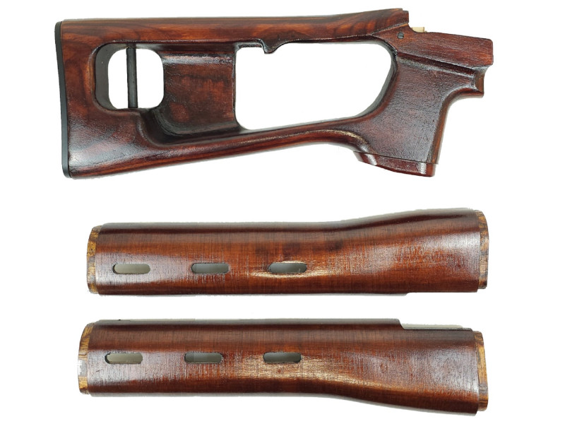 SVD Dragunov Early Type Laminated Birch Stock Set (Soviet Brown)