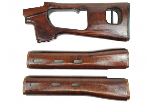 SVD Dragunov Early Type Laminated Birch Stock Set (Soviet Brown)