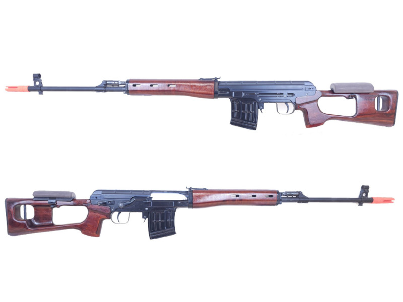 SVD Dragunov Early Type Laminated Birch Stock Set (Soviet Brown)