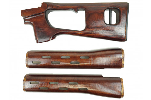 SVD Dragunov Laminated Birch Stock Set (Soviet Brown)