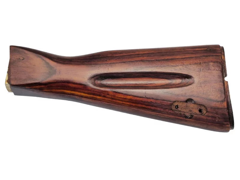 実物　ストック AK-74 合板 ストックセット (Tula Red)