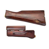 AKM Late Pattern  Laminated Birch Stock Set for Airsoft (Tula Red)