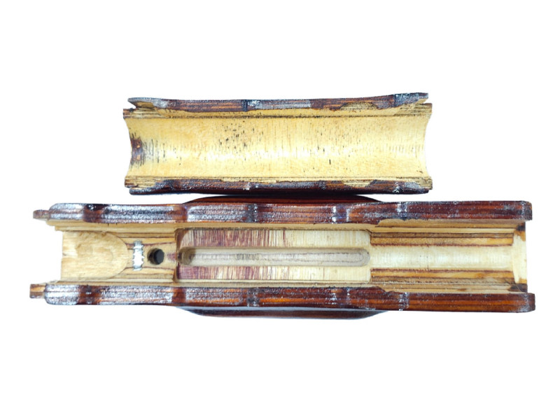 AKM Late Pattern  Laminated Birch Stock Set for Airsoft (Soviet Brown)
